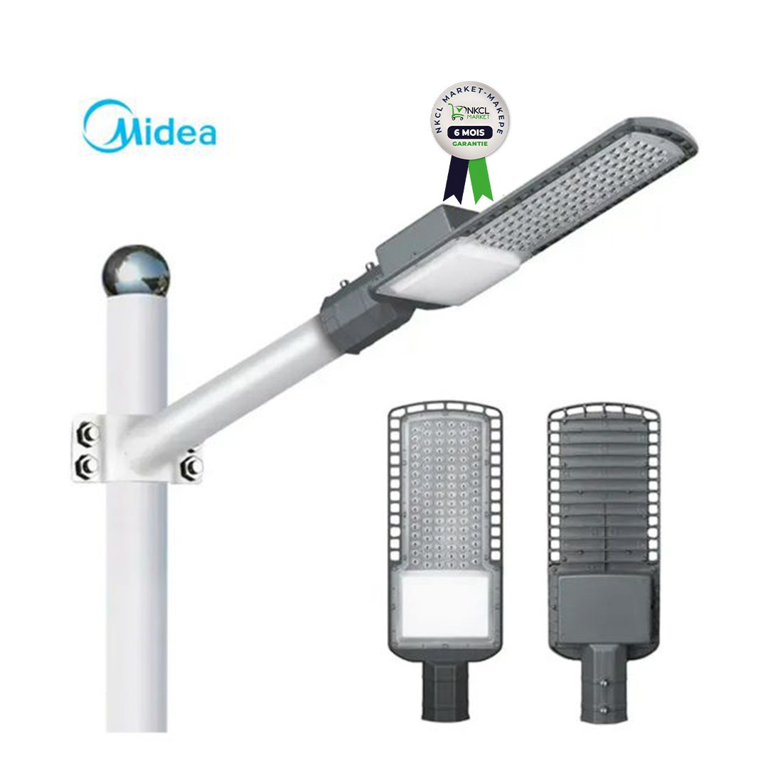 lampadaire-solaire-led-midea-40w--mdl-sls40w65-02--avec-panneau-solaire-40w---batterie-37,5ah-li---6-mois