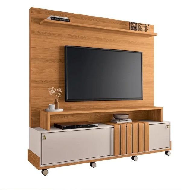 meuble-tv-bold-1.8---4291---jusqu'à-65-pouces---blanc-cassé/marron