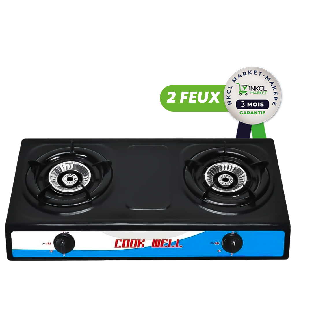 plaque-a-gaz-02-foyers-automatique-cook-well-en-inox-,noir---3-mois-garantie