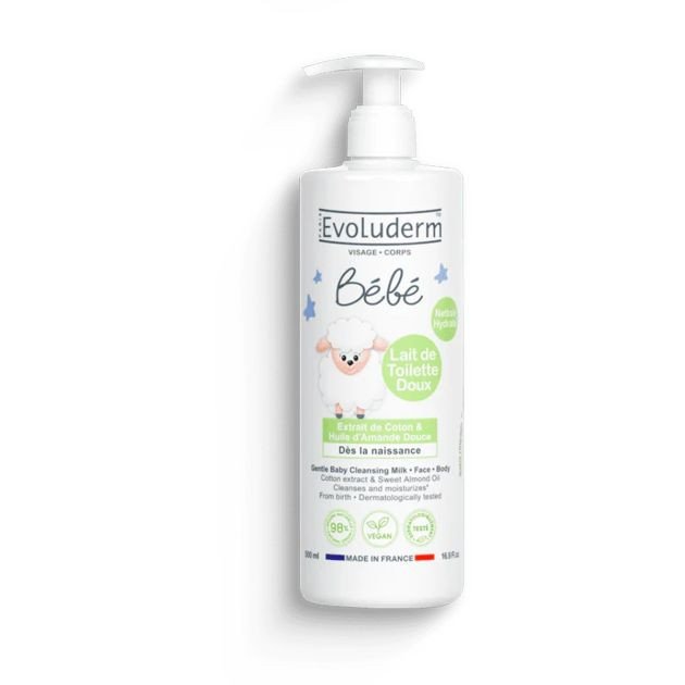 evoluderm-lait-de-toilette-doux-visage-corps-bebe-a-lhuile-damande-douce-500-ml-7795