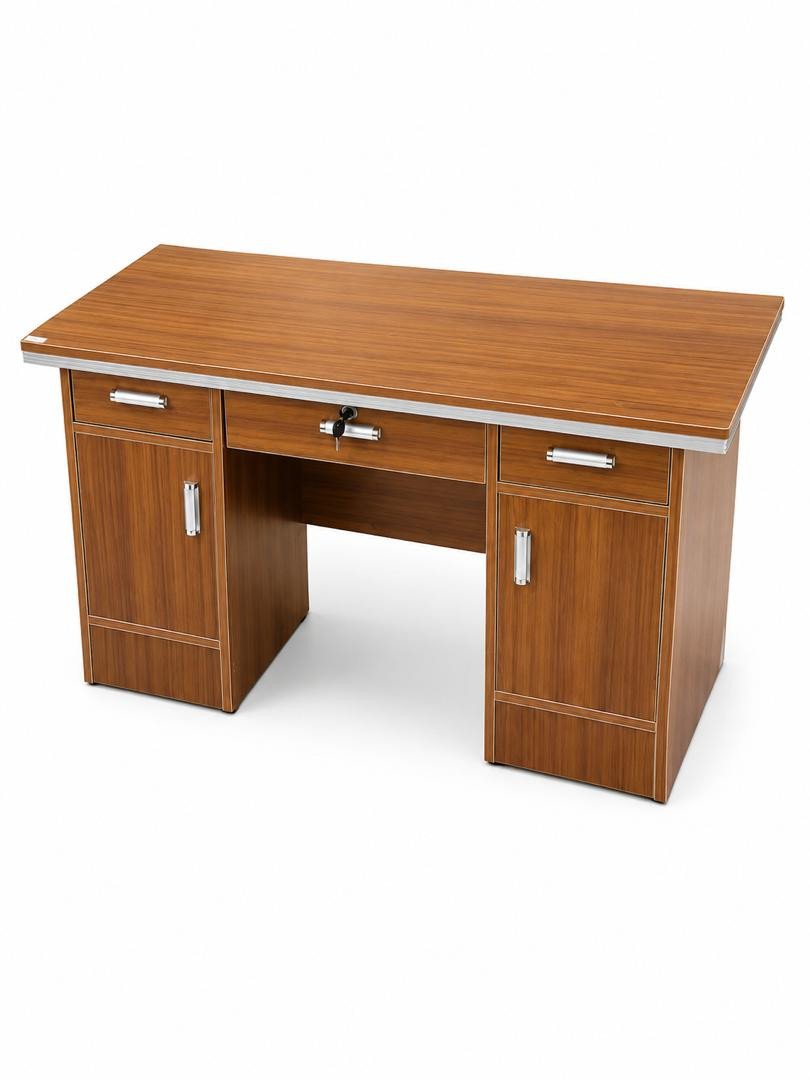 busreau-administratif-double-caisson-finition-bois-brun-chaud-avec-liseres-metalliques-argente-8636