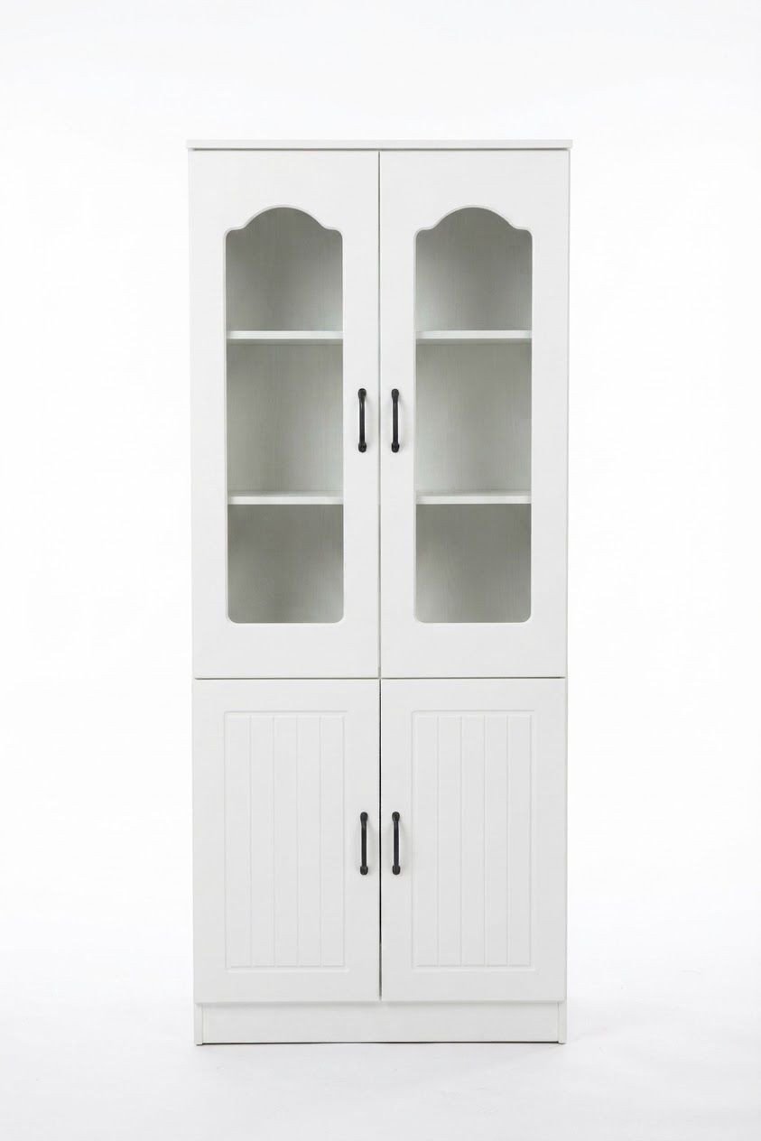 armoire-vitree-blanche-style-champetre-vitrine-rangement-ferme-8770