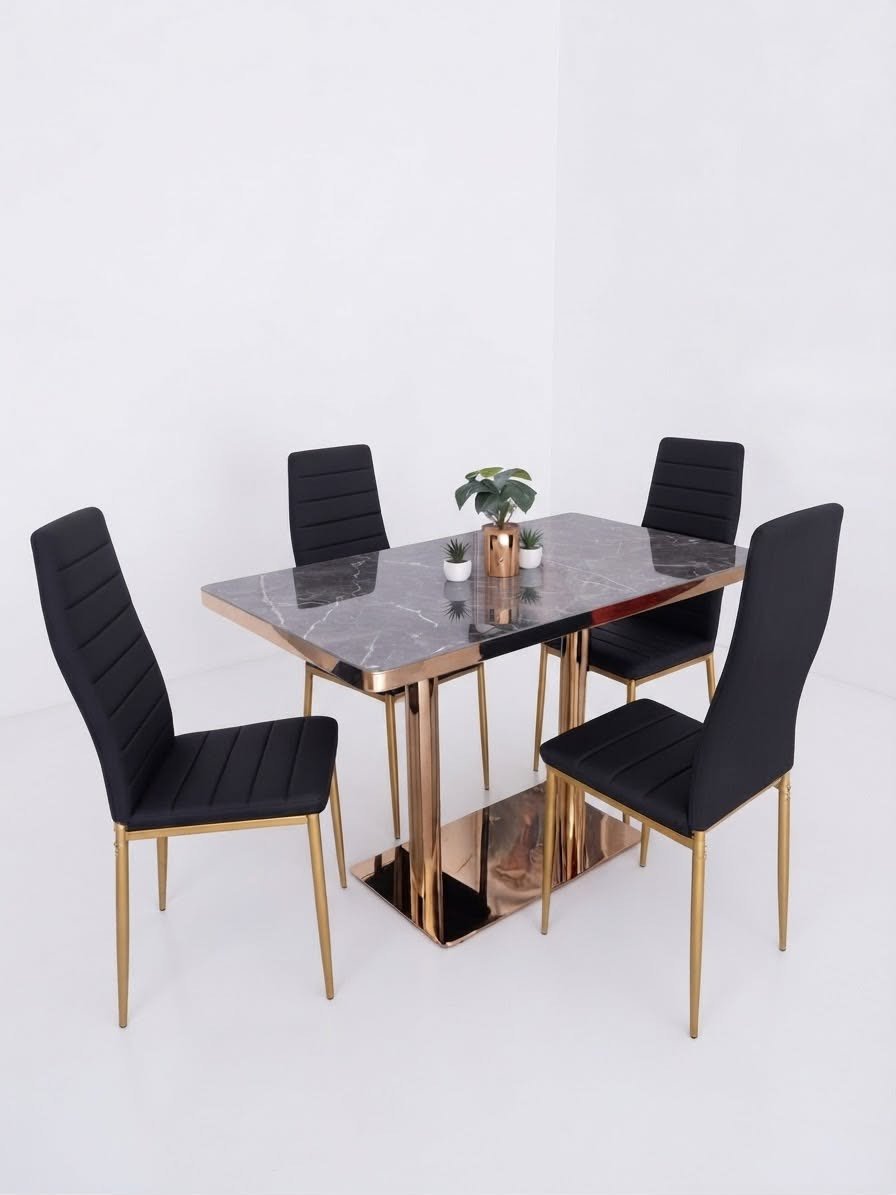 salle-a-manger-4-places-table-en-marbre-gris-et-chaises-noires-pieds-dores-8939